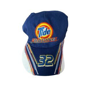 Vintage Tide Racing Nascar Hat Cap Darrel Waltrip 32 Snap Back Adjustable Unworn